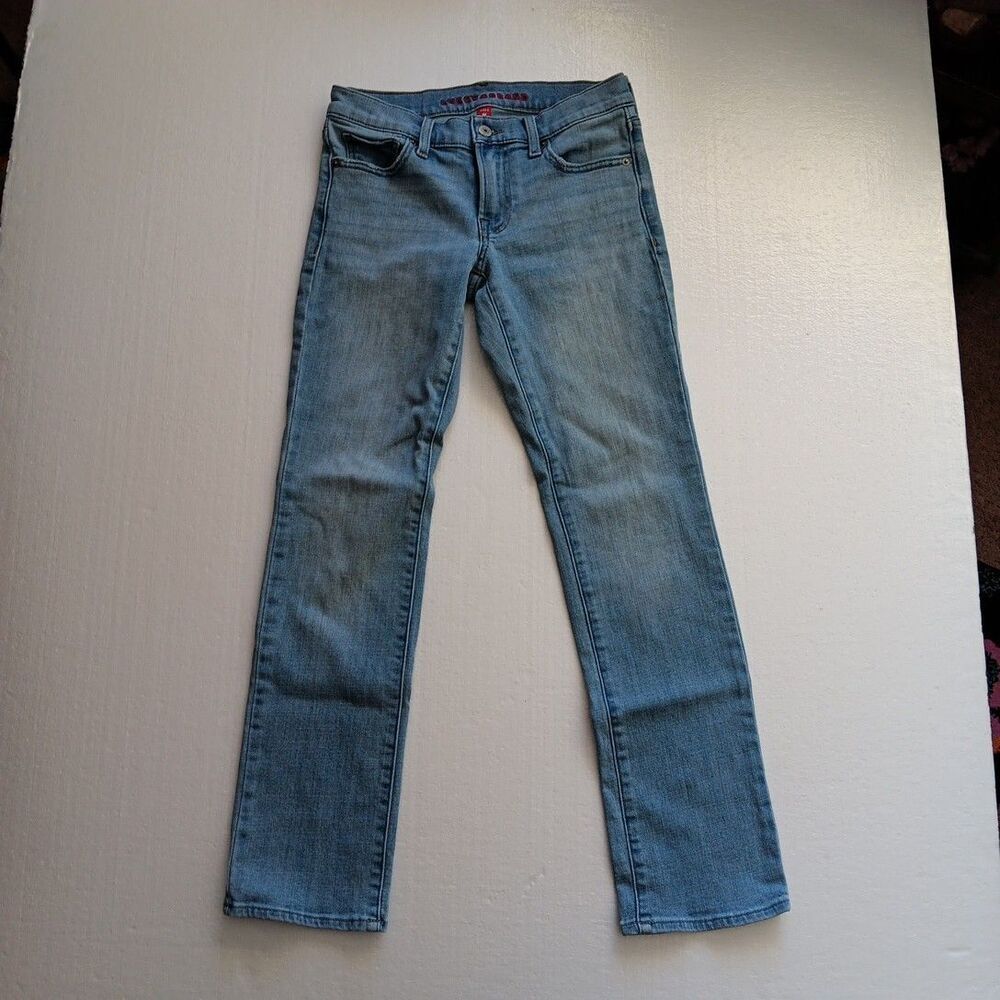 Lucky Brand Jeans Sweet Mid Rise Straight 2/26 Medium Indigo Wash